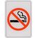 Hillman 英字サイン「No Smoking」6枚セット  (848747) / SIGN NO SMKE SYMBL 5X7"