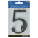 Hillman Distinctions ネジ設置式金属製ナンバー 4インチ ブロンズ「5」 (843245) 3個セット/ 4" BRZ DSNCT #5 SCRW 1PC
