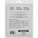 Hillman ステンシルセット 装飾体 38点入 5パック (840245) / STENCIL SET DECR 6" 38PK