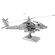 Fascinations Metal Earth AH-64アパッチ 3Dモデルキット ( MMS083) / MODEL KT 3D AH-64 APACHE