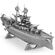 Fascinations Metal Earth USS アリゾナ（戦艦） 3Dモデルキット ( MMS097) / MODEL KIT 3D USS ARIZONA