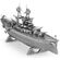 Fascinations Metal Earth USS アリゾナ（戦艦） 3Dモデルキット ( MMS097) / MODEL KIT 3D USS ARIZONA