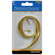 Hillman Distinctions ネジ設置式ブラス製ナンバー 4インチ ゴールド「9」3個セット (843159) / 4" GLD DSNCT #9 SCRW 1PC