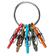 Nite Ize KeyRing Locker アルミニウム製アソーテッドキーリング ( KRGA-A1-R3) / KEYRING LOCKER ALM ASRTD