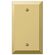 Amerelle Century ブランクウォールプレート ポリッシュドブラス (163BBR) / WALL PLATE BLNK PLSH BRS