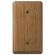 Amerelle Contemporary 木製ブランクウォールプレート ミディアムオークウッド (901B) / WLL PLT BLNK WD UNFSH MO