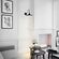 Globe Electric Aedan 1ライトウォールスコーン ブラック (44095) / WALL SCONCE AEDAN BLK