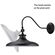 Globe Electric Aedan 1ライトウォールスコーン ブラック (44095) / WALL SCONCE AEDAN BLK