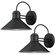 Globe Electric Sebastien 1ライトウォールスコーン ブラック (44801) / WALL SCNC SEBASTIEN BLK