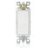 Leviton 3回路式抗菌処理済ロッカーACスイッチ ( 05603-2AW) / AC QUIET SWTCH WH 125V