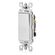 Leviton 3回路式抗菌処理済ロッカーACスイッチ ( 05603-2AW) / AC QUIET SWTCH WH 125V