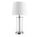 Globe Electric Maya テーブルランプ ブラッシュニッケル (67546) / TABLE LAMP CYLDR BN 21"H