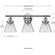 Globe Electric Parker 3ライト式ウォールスコーン クロム (51445) / WALL SCONCE CHM 60W 11"H
