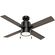 Hunter Fan Beck シーリングファン 52インチ マットブラック (54215) / CELNG FAN MAT BLK 52"