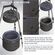 Burch Barrel グリル＆スモーカー ブラック (56232) / GRILL AND SMOKER BLK 18"Burch Barrel グリル＆スモーカー ブラック (56232) / GRILL AND SMOKER BLK 18"