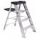 Werner アルミニウム製ステップラダー (374) / STEP LADDER ALUM 1A 4'