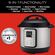 Instant Pot Duo Plus ステンレススティール製圧力鍋 ( 112-0156-01) / PRESSURE COOKER STL 6QT