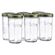 Kilner キャニングジャー ワイドマウス 6個入 (0025.041U) / CANNIG JAR WIDE 17OZ 6PK