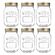 Kilner プリザーブジャー 6個入 ( 0025.009U) / PRESERVE JAR GLASS 6PK