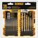 DeWalt　Pilot Point チタニウム製ドリルビット14点セット (DW1354) / DRILL BIT 14PC TITANIUM