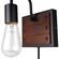 Globe Electric 1ライトウォールスコーン マットブラック ( 51802) / WALL SCONCE 1LGT MAT BLK