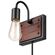 Globe Electric 1ライトウォールスコーン マットブラック ( 51802) / WALL SCONCE 1LGT MAT BLK