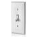 Leviton 抗菌加工済トグルスイッチ シングルポール ホワイト (A1451-2AW) / SWITCH TOG SINGL POLE WH