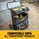 DEWALT ToughSystem 20 V 現場用ラジオ＆充電器 (DWST08810) / TOUGHSYSTEM MUSIC PLAYER