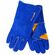 Forney 革製溶接用グローブ ブルー XLサイズ (53423) / WLDIG GLOVES LTHR BLU XL