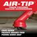 Milwaukee Air-Tip 十字型バキュームブラシ (49-90-2035) / VAC BRUSH CROSS RED 1PC