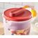 Rubbermaid Simply Pour ピッチャー (2122590) / PITCHER PLST 1G CLR/RD