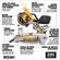 DeWalt 20V MAX スライド式マイターソー (DCS361B) / SLIDING MITER SAW 7-1/4"