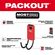 Milwaukee Packout ツールオーガナイザー (48-22-8330) /PCKOUT TOOLHOOK 9" BK/RED