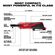 Milwaukee M12 コードレスラチェット (2456-20) / CORDLESS RATCHET 250 RPM