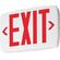 Lithonia Lighting Quantum サーモプラスティック製LED式EXITサイン (388066) / EXIT SIGN LED THERMOPLST