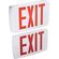 Lithonia Lighting Quantum サーモプラスティック製LED式EXITサイン (388066) / EXIT SIGN LED THERMOPLST