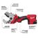 Milwaukee M12 プラスティックパイプ用ハサミ (2470-20) / PLASTIC PIP SHER M12 12V