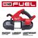 Milwaukee M18 FUEL コンパクトバンドソー (2829-20) /COMPAC BAND SAW TOOL 18V