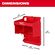 Milwaukee Packout Shop Storage ツールステーション ( 48-22-8343) / TOOL ORGANIZER RED 10"HMilwaukee Packout Shop Storage ツールステーション ( 48-22-8343) / TOOL ORGANIZER RED 10"H