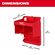 Milwaukee Packout Shop Storage ツールステーション ( 48-22-8343) / TOOL ORGANIZER RED 10"HMilwaukee Packout Shop Storage ツールステーション ( 48-22-8343) / TOOL ORGANIZER RED 10"H