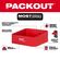 Milwaukee Packout Shop Storage コンパクトシェルフ (48-22-8347) / SHELF BIN RED 3.6"H