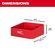 Milwaukee Packout Shop Storage コンパクトシェルフ (48-22-8347) / SHELF BIN RED 3.6"H