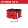 Milwaukee Packout 引き出し仕切り (48-22-8472) / 2-DRAWER DIVIDRS BLK 5"H