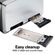 Hamilton Beach 4スロット式トースター (24798) / TOASTER 1550W SLV 4SLT