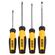 DeWalt スクリュードライバー4点セット (DWHT65200) / SCREWDRV SET FIX BAR 4PC