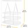 Whitmor 衣類乾燥ラック (6506-9367-WHT) / CLOTHES DRYING RACK STL