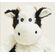 Warmies ぬいぐるみ 牛 (CP-COW-3) / PLUSH WARMER COW BLK/WHT