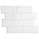 Smart Tiles 接着式壁用タイル カンパニョーラ ホワイト 4枚入 6セット (SM1100G-04-QG) / WAL TILE MTR CGLA 11.56"