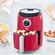 Rise by Dash エアフライヤー レッド (RCAF160GBRR02) / AIR FRYER RED 1000W 2QT