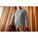 Milwaukee 男性用長袖ワークTシャツ グレー Lサイズ (604G-L) / TEE SHIRT WORK GRY LS L